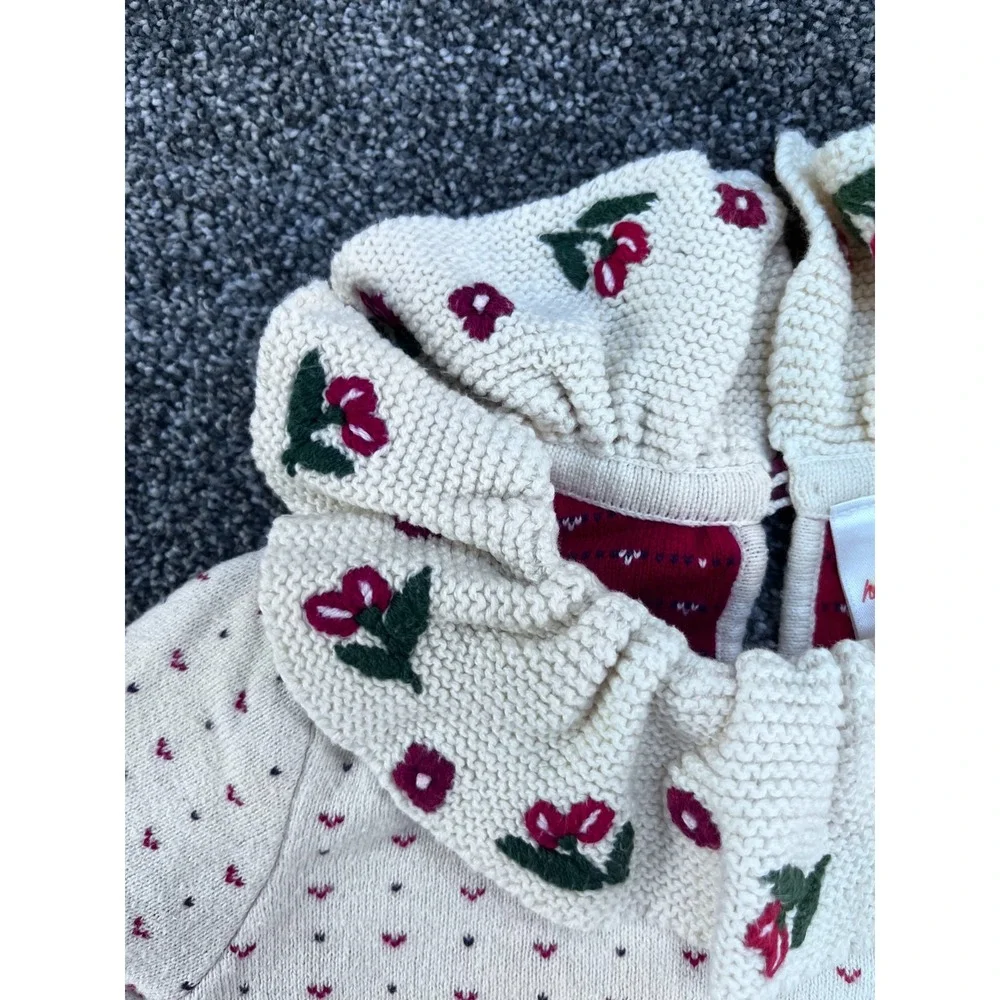 Hanna Anderson lot of 3 -‎ Sweater, Sweater Dress, Jacket Size 60 US 3-6 Months